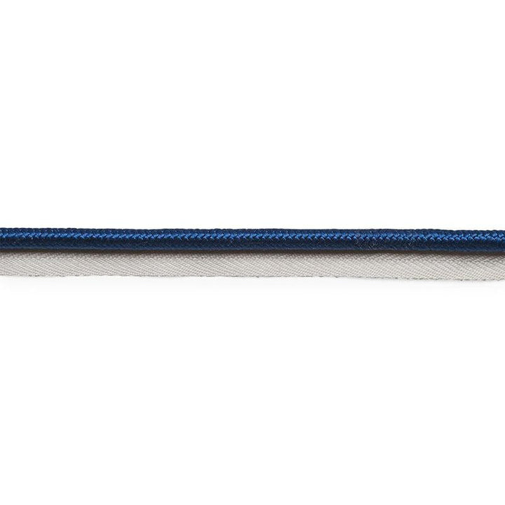 Gustave Silk Lip Cord Wide Navy 74568 by Schumacher Trim Perfect Basics: Trims - Fabric Carolina -
