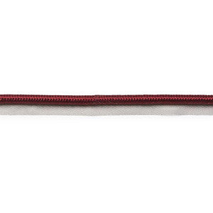 Gustave Silk Lip Cord Wide Burgundy 74569 by Schumacher Trim