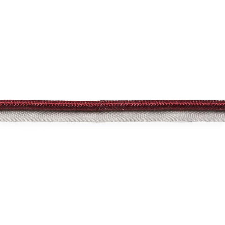 Gustave Silk Lip Cord Wide Burgundy 74569 by Schumacher Trim Perfect Basics: Trims - Fabric Carolina -