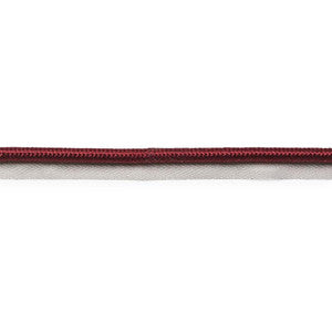 Gustave Silk Lip Cord Wide Burgundy 74569 by Schumacher Trim