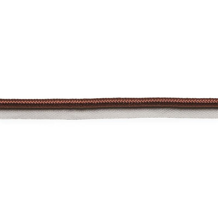 Gustave Silk Lip Cord Wide Brown 74570 by Schumacher Trim Perfect Basics: Trims - Fabric Carolina -