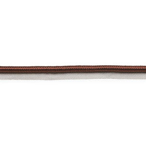 Gustave Silk Lip Cord Wide Brown 74570 by Schumacher Trim