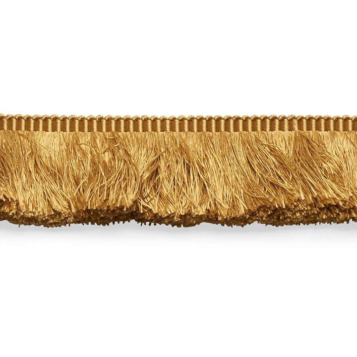 Francois Silk Brush Fringe Gold 74584 by Schumacher Trim Perfect Basics: Silk Trims - Fabric Carolina -