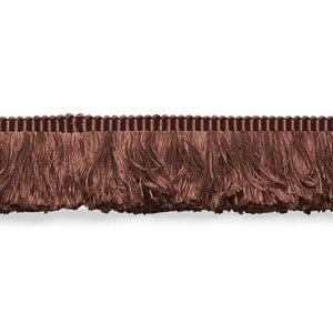 Francois Silk Brush Fringe Brown 74590 by Schumacher Trim