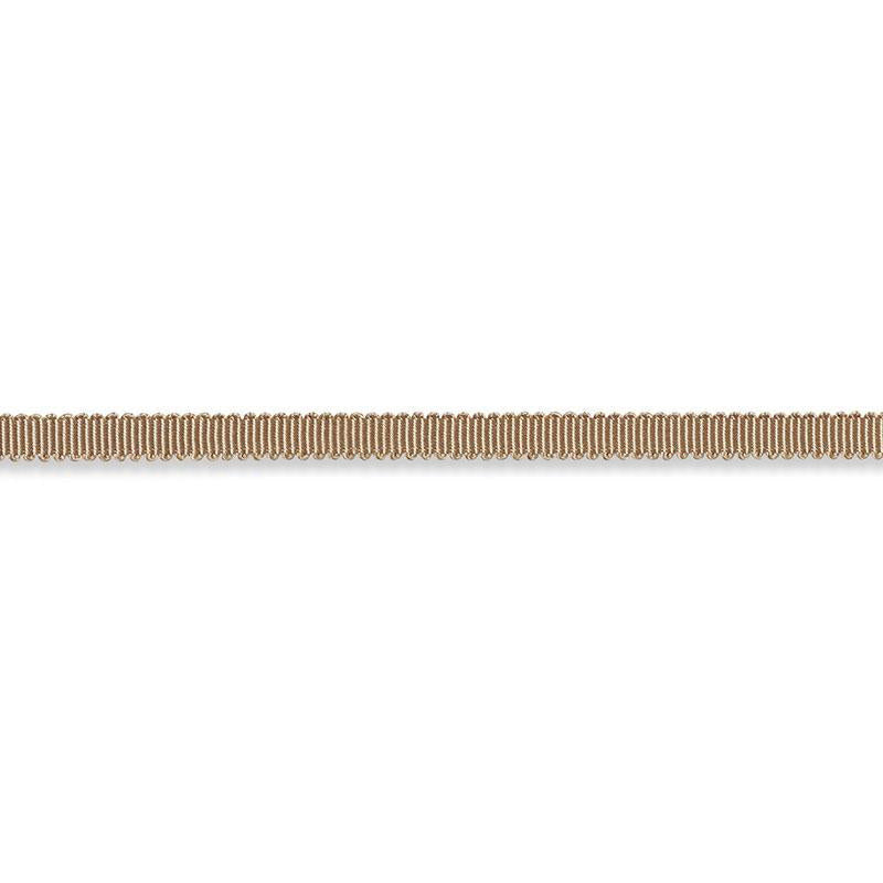 Pierre Silk Gimp Extra Narrow Sand 74623 by Schumacher Trim Perfect Basics: Trims - Fabric Carolina -