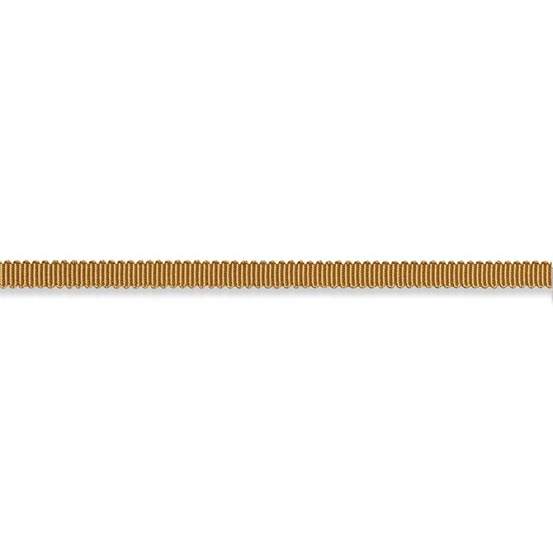 Pierre Silk Gimp Extra Narrow Gold 74624 by Schumacher Designer Trim Perfect Basics: Trims - Swanky Fabrics -