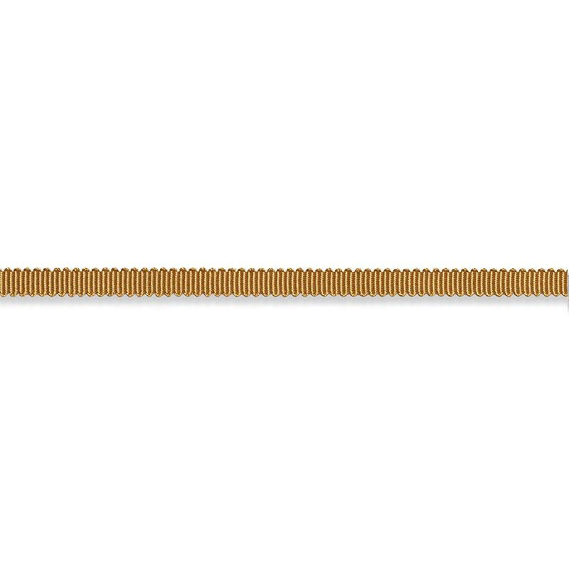 Pierre Silk Gimp Extra Narrow Gold 74624 by Schumacher Trim Perfect Basics: Trims - Fabric Carolina -