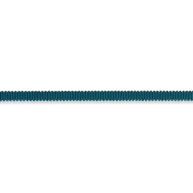 Pierre Silk Gimp Extra Narrow Peacock 74627 by Schumacher Trim Perfect Basics: Trims - Fabric Carolina -