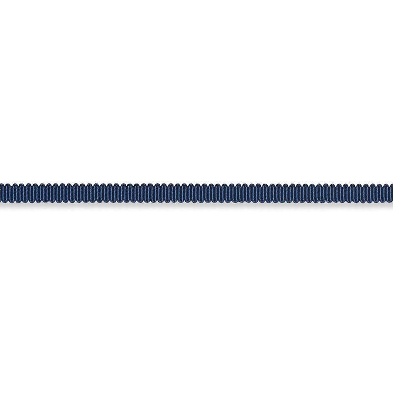 Pierre Silk Gimp Extra Narrow Navy 74628 by Schumacher Trim Perfect Basics: Trims - Fabric Carolina -