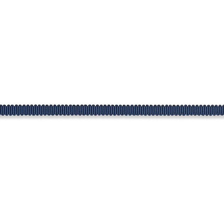 Pierre Silk Gimp Extra Narrow Navy 74628 by Schumacher Trim Perfect Basics: Trims - Fabric Carolina -