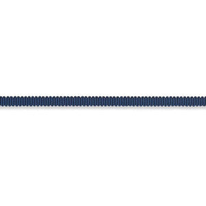 Pierre Silk Gimp Extra Narrow Navy 74628 by Schumacher Trim