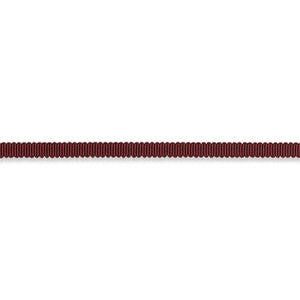 Pierre Silk Gimp Extra Narrow Burgundy 74629 by Schumacher Trim