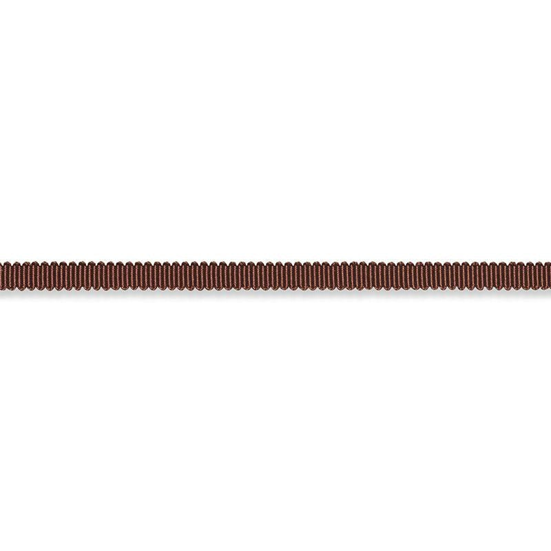 Pierre Silk Gimp Extra Narrow Brown 74630 by Schumacher Trim Perfect Basics: Trims - Fabric Carolina -
