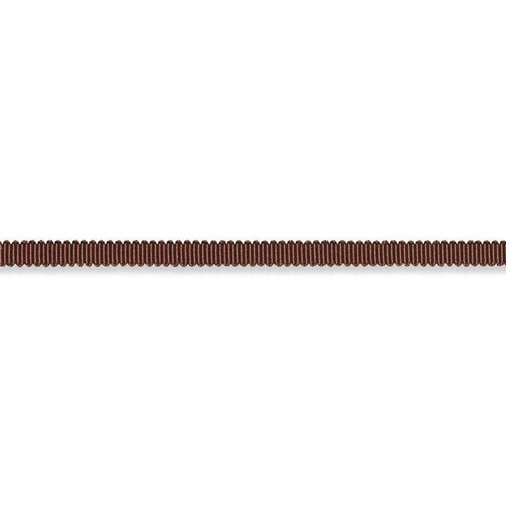 Pierre Silk Gimp Extra Narrow Brown 74630 by Schumacher Trim Perfect Basics: Trims - Fabric Carolina -