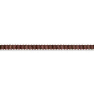 Pierre Silk Gimp Extra Narrow Brown 74630 by Schumacher Trim