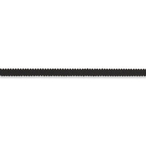 Pierre Silk Gimp Extra Narrow Black 74631 by Schumacher Trim