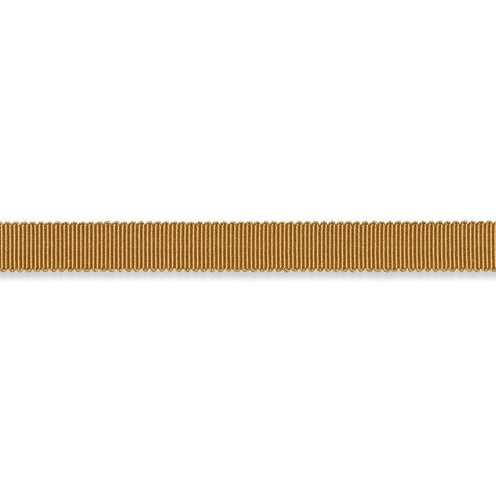 Pierre Silk Gimp Narrow Gold 74644 by Schumacher Trim Perfect Basics: Trims - Fabric Carolina -