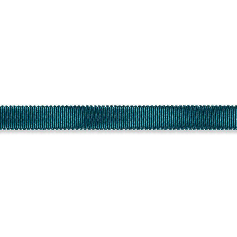 Pierre Silk Gimp Narrow Peacock 74647 by Schumacher Designer Trim Perfect Basics: Trims - Swanky Fabrics -