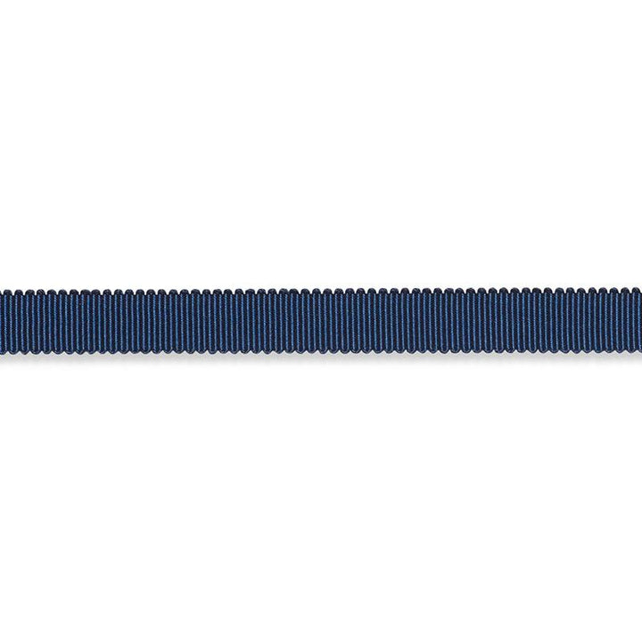 Pierre Silk Gimp Narrow Navy 74648 by Schumacher Trim Perfect Basics: Trims - Fabric Carolina -