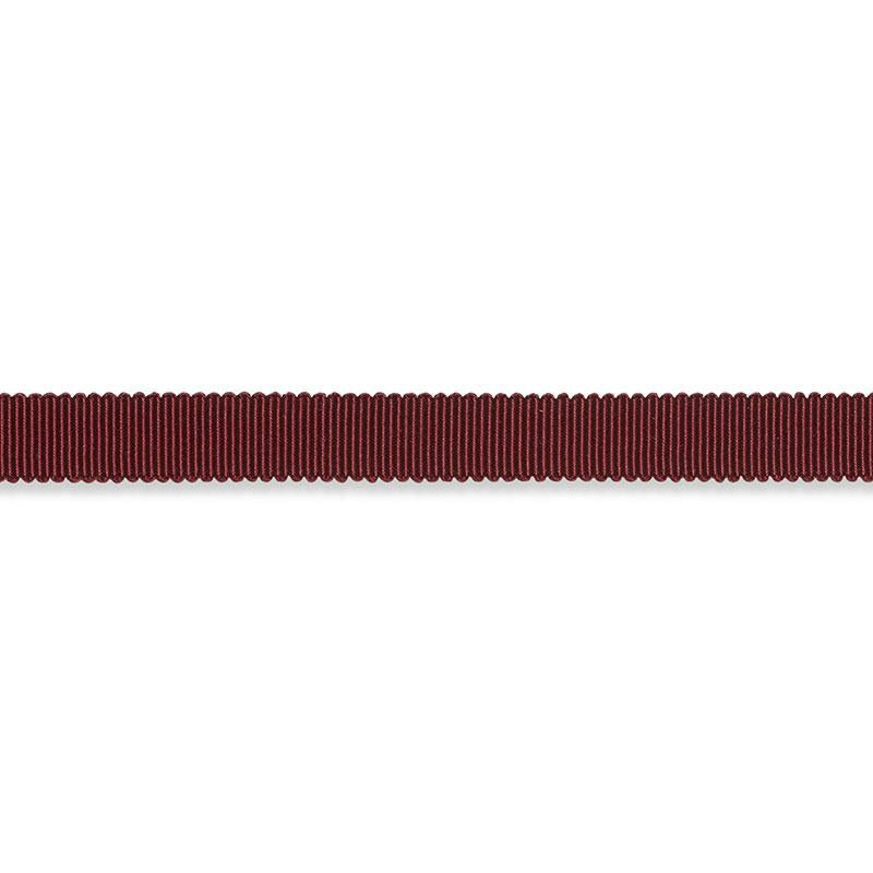 Pierre Silk Gimp Narrow Burgundy 74649 by Schumacher Trim Perfect Basics: Trims - Fabric Carolina -