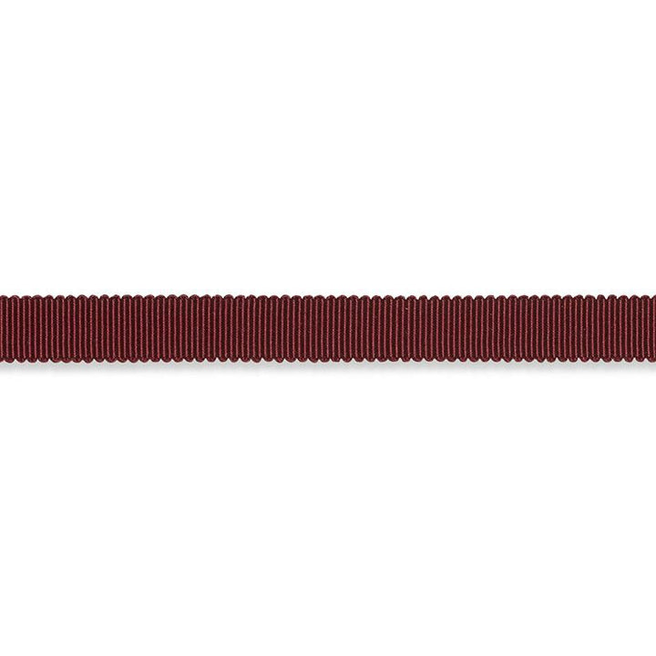 Pierre Silk Gimp Narrow Burgundy 74649 by Schumacher Trim Perfect Basics: Trims - Fabric Carolina -