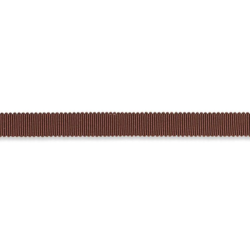 Pierre Silk Gimp Narrow Brown 74650 by Schumacher Designer Trim Perfect Basics: Trims - Swanky Fabrics -