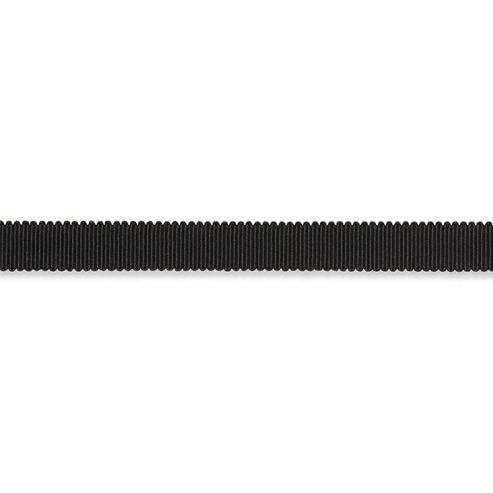 Pierre Silk Gimp Narrow Black 74651 by Schumacher Trim Perfect Basics: Trims - Fabric Carolina -