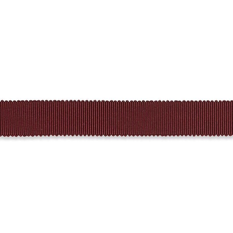 Pierre Silk Gimp Medium Burgundy 74669 by Schumacher Designer Trim Perfect Basics: Trims - Swanky Fabrics -