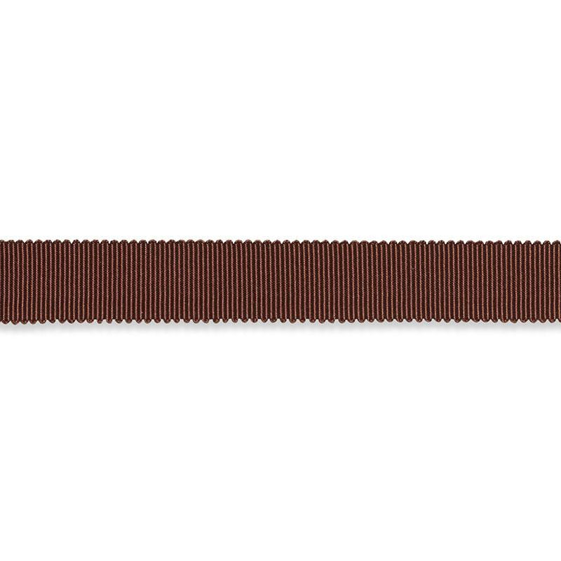 Pierre Silk Gimp Medium Brown 74670 by Schumacher Trim Perfect Basics: Trims - Fabric Carolina -