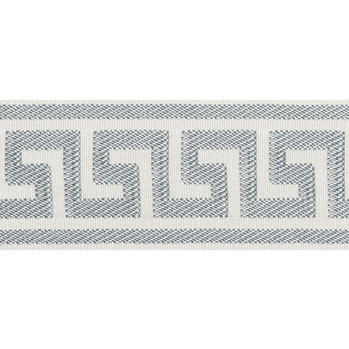 Etienne Silk Greek Key Wide Cloud 74701 by Schumacher Trim Perfect Basics: Trims - Fabric Carolina -
