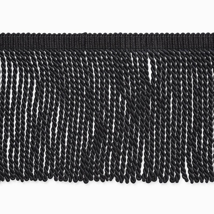 Olivier Silk Bullion Black 74743 by Schumacher Designer Trim Perfect Basics: Trims & Tassels - Swanky Fabrics -
