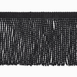 Olivier Silk Bullion Black 74743 by Schumacher Trim