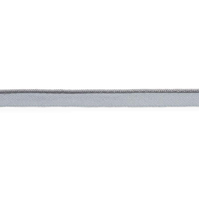 Cedric Cotton Lip Cord Narrow Grey 74762 by Schumacher Designer Trim Perfect Basics: Trims - Swanky Fabrics -
