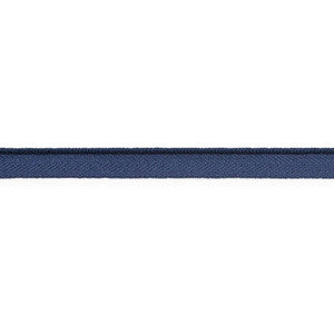 Cedric Cotton Lip Cord Narrow Navy 74764 by Schumacher Trim