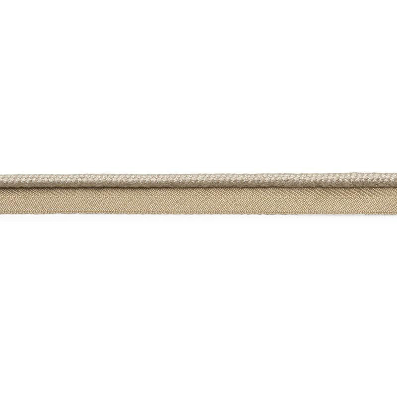 Cedric Cotton Lip Cord Medium Linen 74781 by Schumacher Designer Trim Perfect Basics: Trims - Swanky Fabrics -