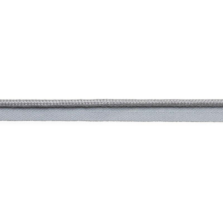Cedric Cotton Lip Cord Medium Grey 74782 by Schumacher Trim Perfect Basics: Trims - Fabric Carolina -