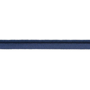 Cedric Cotton Lip Cord Medium Navy 74784 by Schumacher Trim