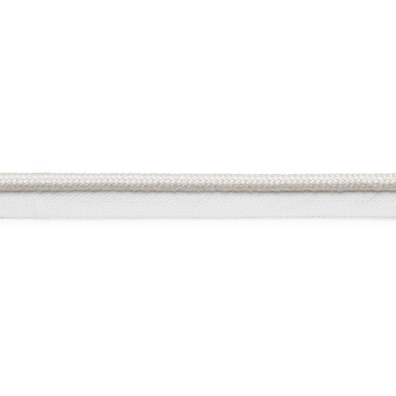 Cedric Cotton Lip Cord Wide Ivory 74800 by Schumacher Trim Perfect Basics: Trims - Fabric Carolina -