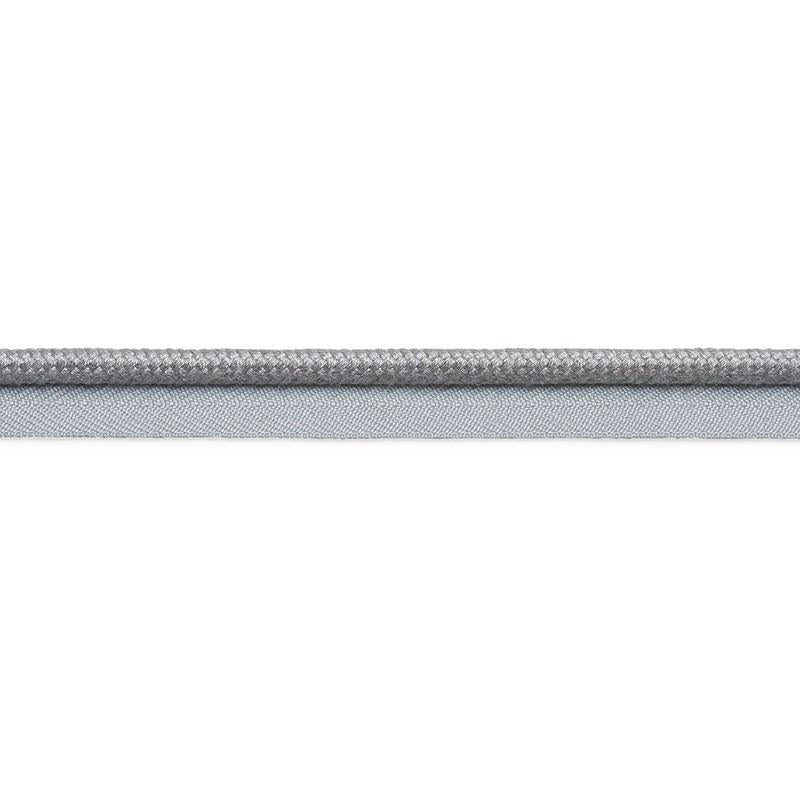 Cedric Cotton Lip Cord Wide Grey 74802 by Schumacher Trim Perfect Basics: Trims - Fabric Carolina -