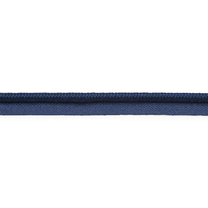 Cedric Cotton Lip Cord Wide Navy 74804 by Schumacher Trim Perfect Basics: Trims - Fabric Carolina -