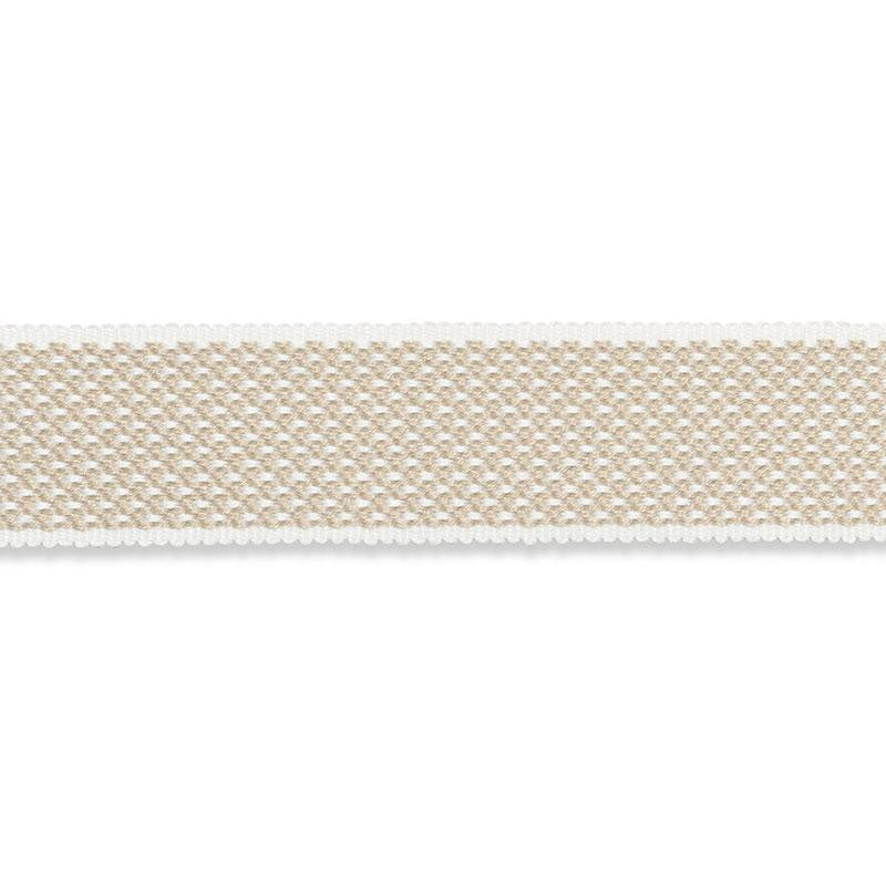 Winston Cotton Braid Medium Linen 74860 by Schumacher Designer Trim Perfect Basics: Trims - Swanky Fabrics -
