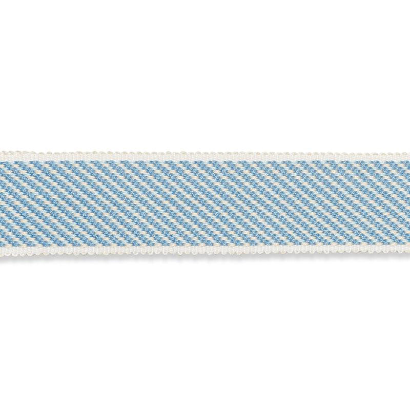 Winston Cotton Braid Medium Sky 74862 by Schumacher Trim Perfect Basics: Trims - Fabric Carolina -