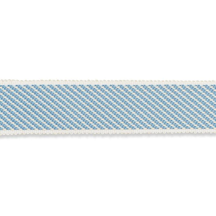 Winston Cotton Braid Medium Sky 74862 by Schumacher Designer Trim Perfect Basics: Trims - Swanky Fabrics -