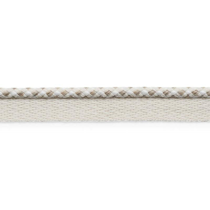 Keaton Lip Cord Indoor/Outdoor Ivory 74900 by Schumacher Trim Perfect Basics: Outdoor Trims - Fabric Carolina -