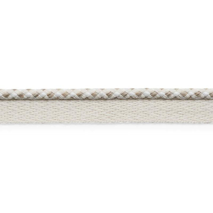 Keaton Lip Cord Indoor/Outdoor Ivory 74900 by Schumacher Designer Trim Perfect Basics: Outdoor Trims - Swanky Fabrics -