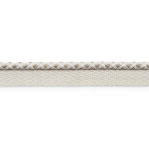 Keaton Lip Cord Indoor/Outdoor Ivory 74900 by Schumacher Trim