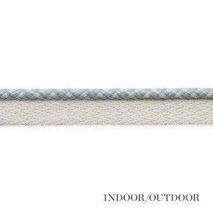 Keaton Lip Cord Indoor/Outdoor Cloud 74901 by Schumacher Trim