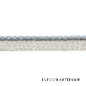 Keaton Lip Cord Indoor/Outdoor Cloud 74901 by Schumacher Trim
