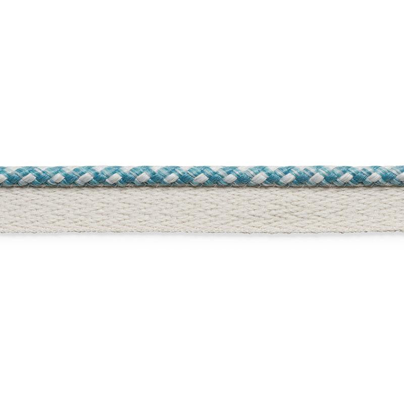 Keaton Lip Cord Indoor/Outdoor Ocean 74902 by Schumacher Trim Perfect Basics: Outdoor Trims - Fabric Carolina -