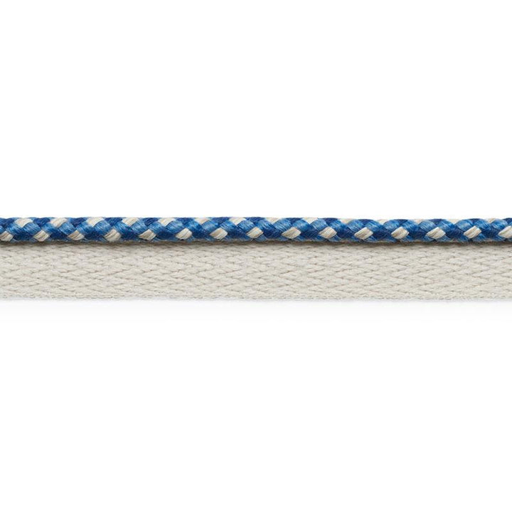 Keaton Lip Cord Indoor/Outdoor Navy 74903 by Schumacher Trim Perfect Basics: Outdoor Trims - Fabric Carolina -